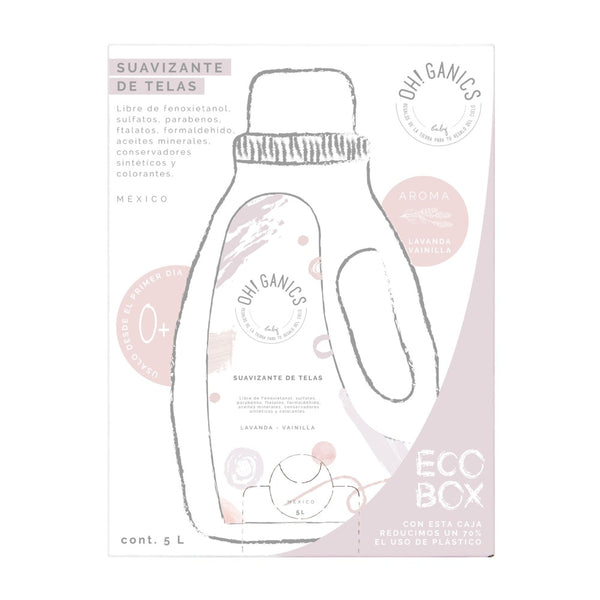 Ecobox Suavizante Lavanda Vainilla 5 L
