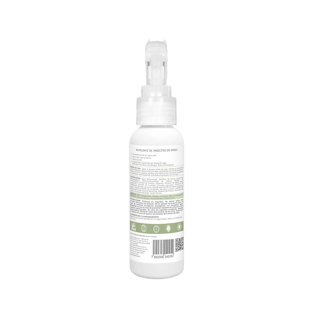 Repelente de Insectos en Spray 60 ml