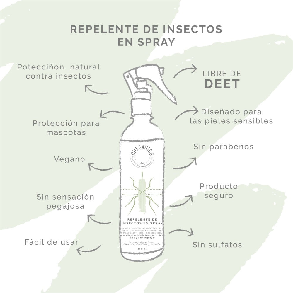 Repelente de Insectos en Spray 60 ml