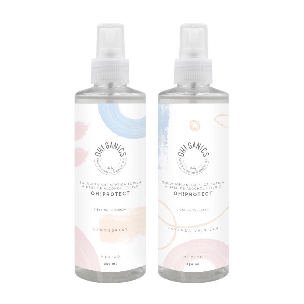 Duo Antibacterial En Spray Lemongrass 250 ml + Antibacterial Lavanda Vainilla 250 ml