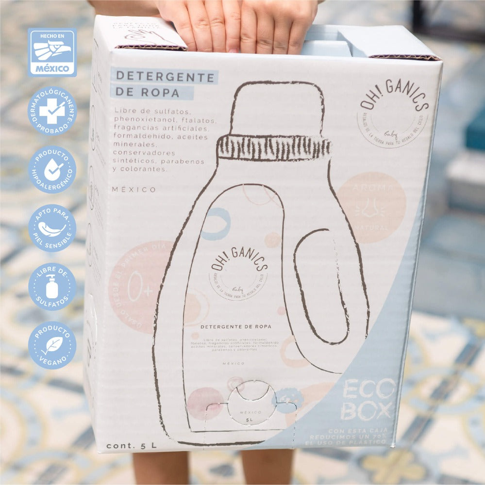 Ecobox Detergente Natural Sin Fragancia 5 L