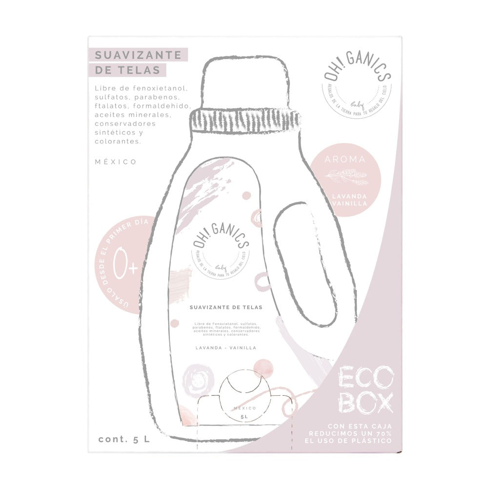 Ecobox Suavizante Lavanda Vainilla 5 L