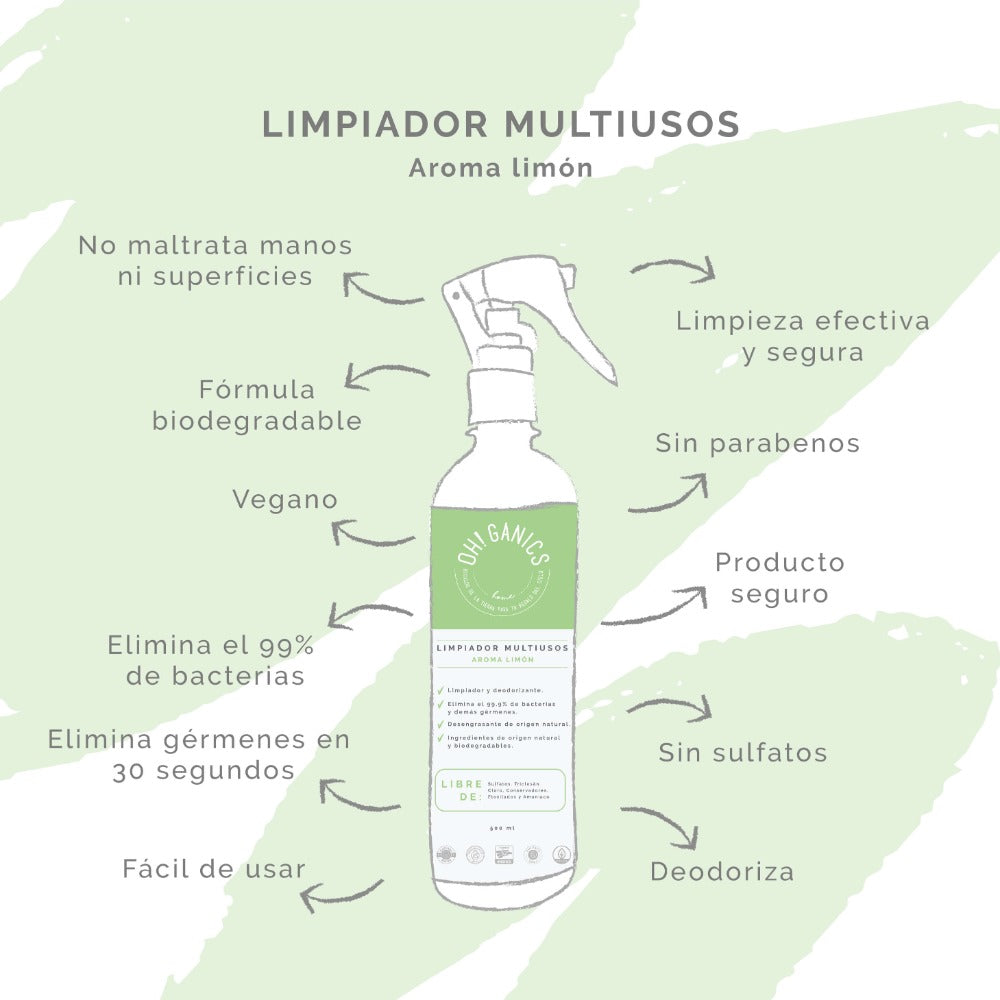 Limpiador Multiusos Aroma Limón 500 ml