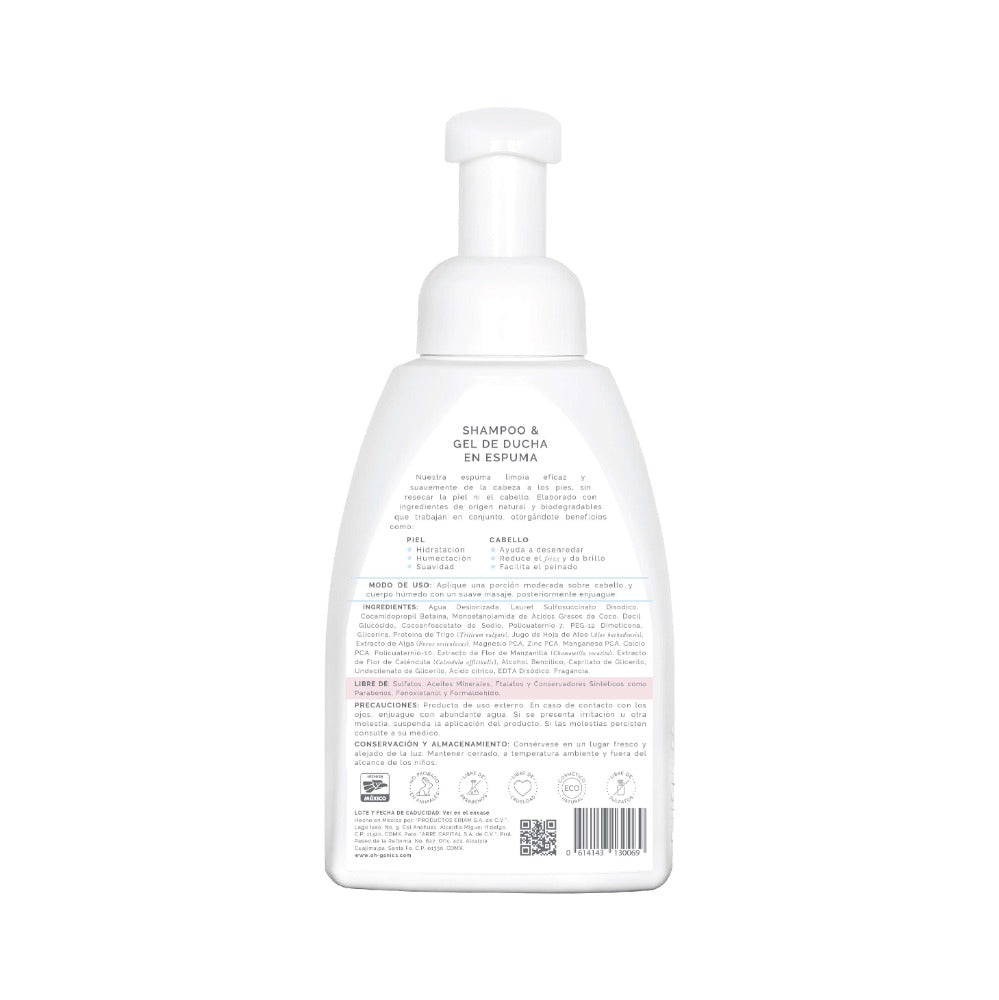 Shampoo & Gel De Ducha En Espuma 440 ml