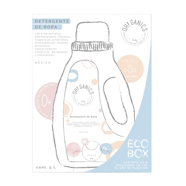 Ecobox Detergente Natural Sin Fragancia 5 L