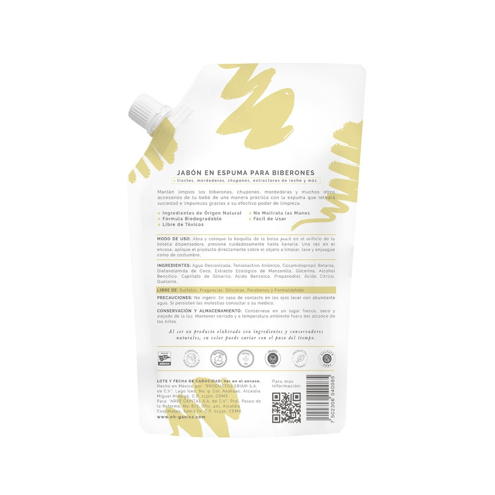 Refill Jabón De Biberones 500 ml