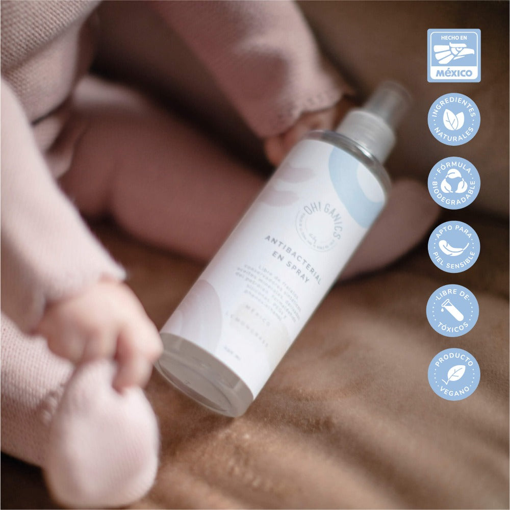 Duo Antibacterial En Spray Lemongrass 250 ml + Antibacterial Lavanda Vainilla 250 ml